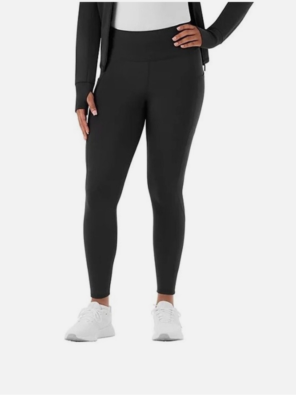 High-Rise Black Performance Leggings